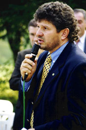 Cav. Sassi, presidente della Croce Verde Villa