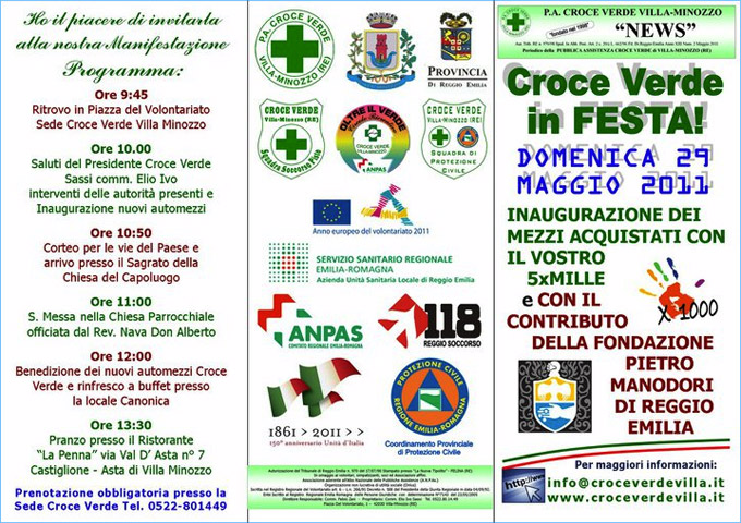 Festa croce verde villa minozzo 29 maggio 2011