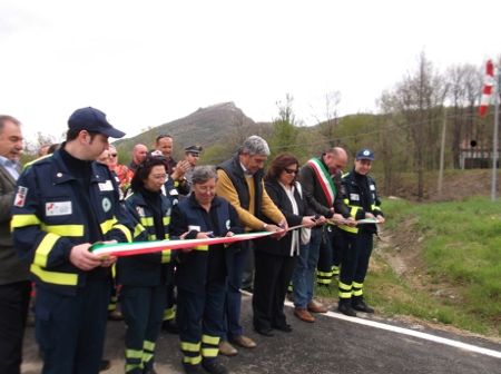 Inaugurazione elipiazzola ad Asta