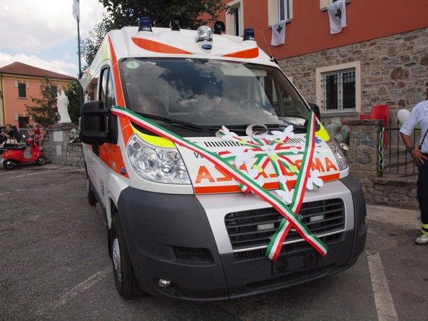 Inaugurazione ambulanza Fiat Ducato 4x4